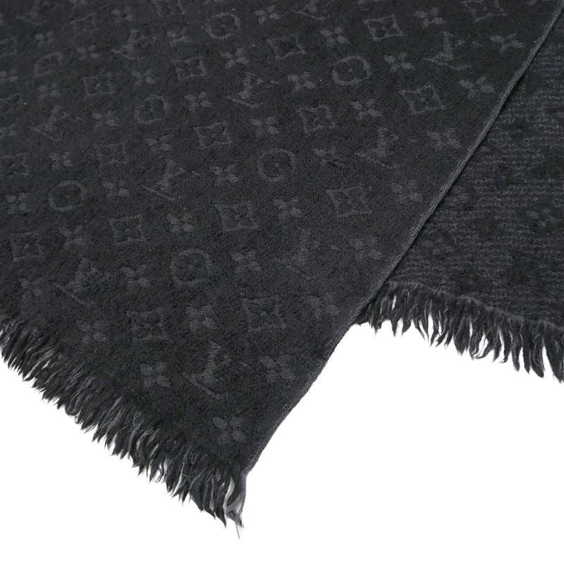 Louis Vuitton Monogram Classic Scarf Fringe Shawl