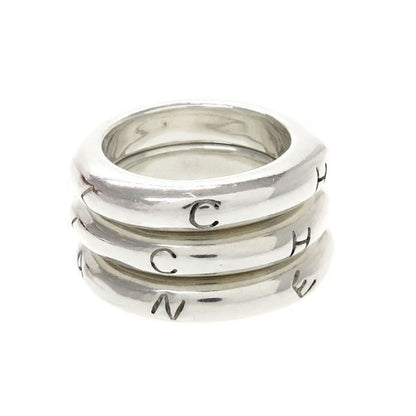 Chanel Triple Logo Ring 925