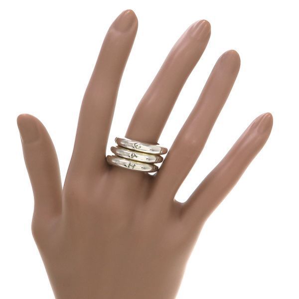 Chanel Triple Logo Ring 925