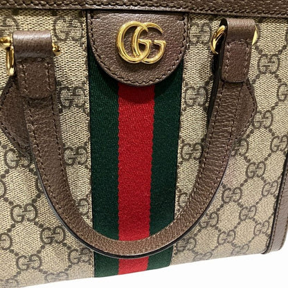 Gucci GG Small Ophidia Handbag Leather