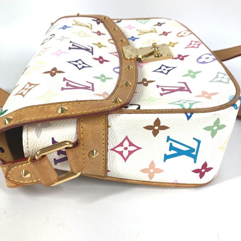 Louis Vuitton Shoulder Bag Sologne Monogram Multicolor Canvas Bronze