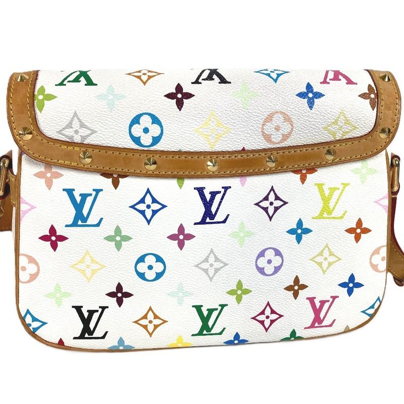 Louis Vuitton Shoulder Bag Sologne Monogram Multicolor Canvas Bronze