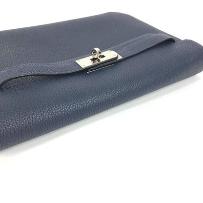 Hermes Clutch Kelly Depeche 25 Togo Navy