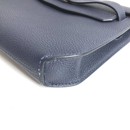 Hermes Clutch Kelly Depeche 25 Togo Navy