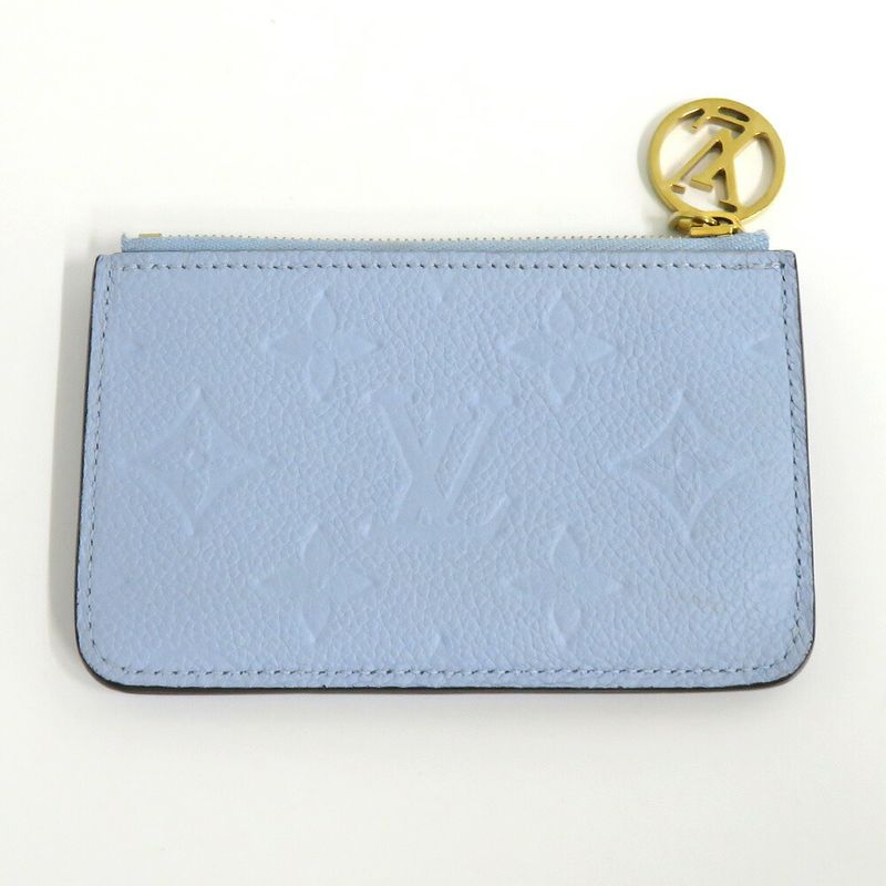 Louis Vuitton Monogram Empreinte Card Holder Romy Washed Bull
