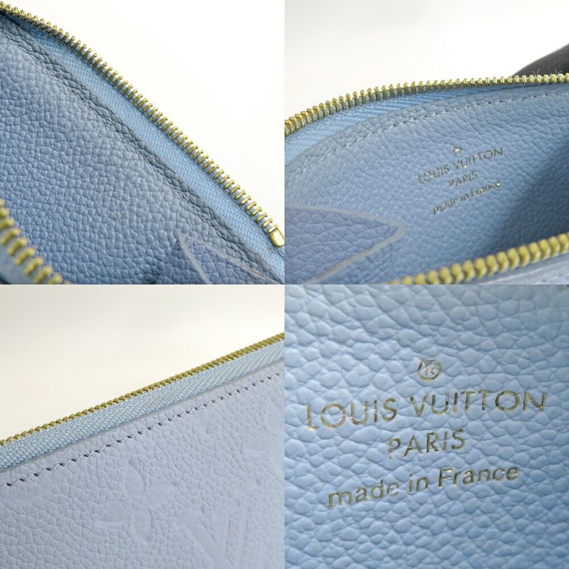 Louis Vuitton Monogram Empreinte Card Holder Romy Washed Bull