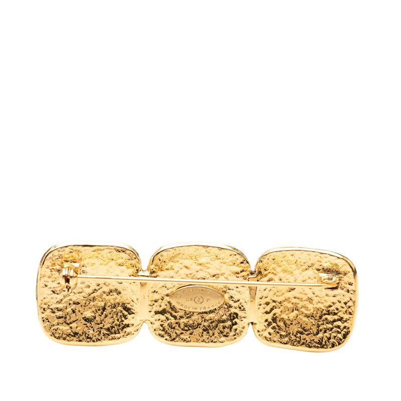 Chanel Triple CC Logo Vintage Gold Plated