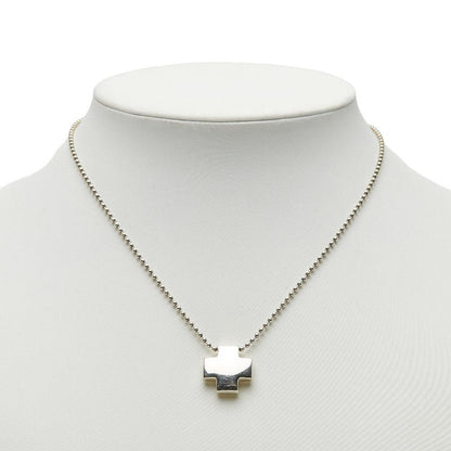 Tiffany & Co. Roman Cross Ball Chain Necklace Silver