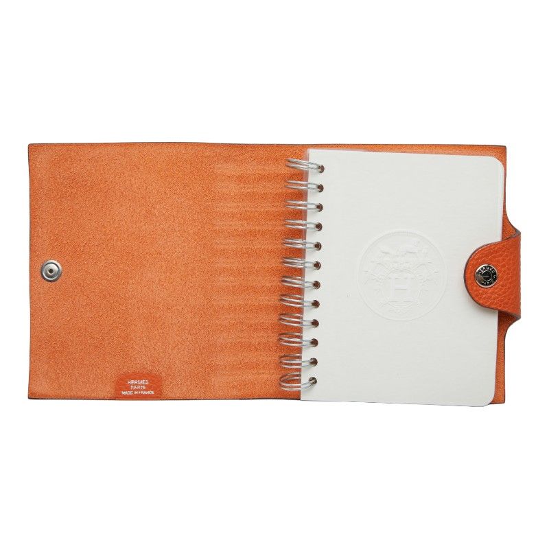 Hermes Ulysse PM Notebook Cover Orange Togo
