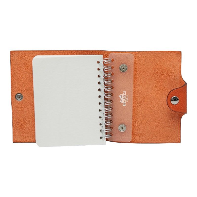 Hermes Ulysse PM Notebook Cover Orange Togo