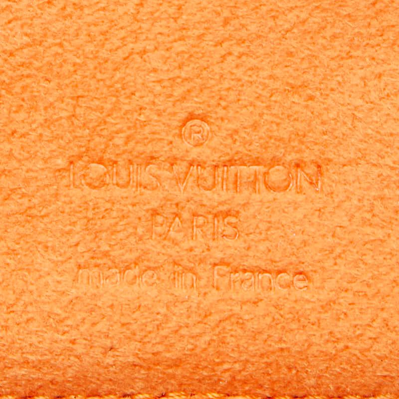 Louis Vuitton Epi Ecrin Bijou Pouch Case Orange