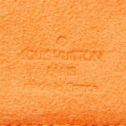 Louis Vuitton Epi Ecrin Bijou Pouch Case Orange