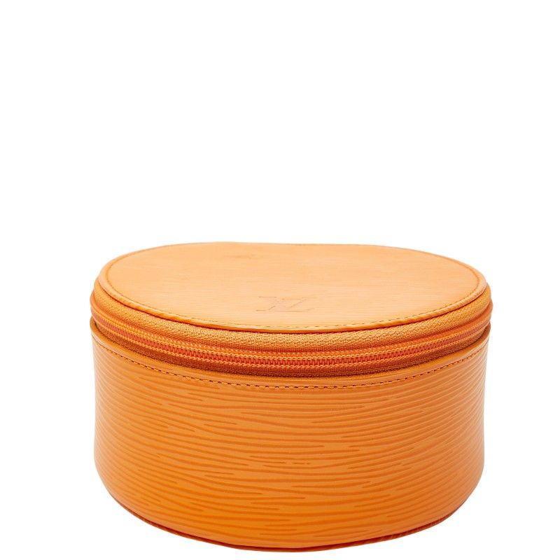 Louis Vuitton Epi Ecrin Bijou Pouch Case Orange