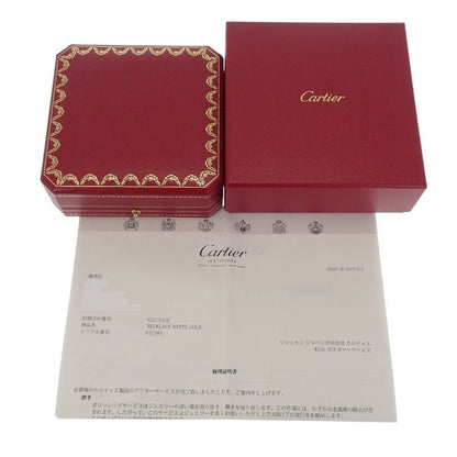 Cartier Santos de Cartier Polished Necklace 18K White Gold
