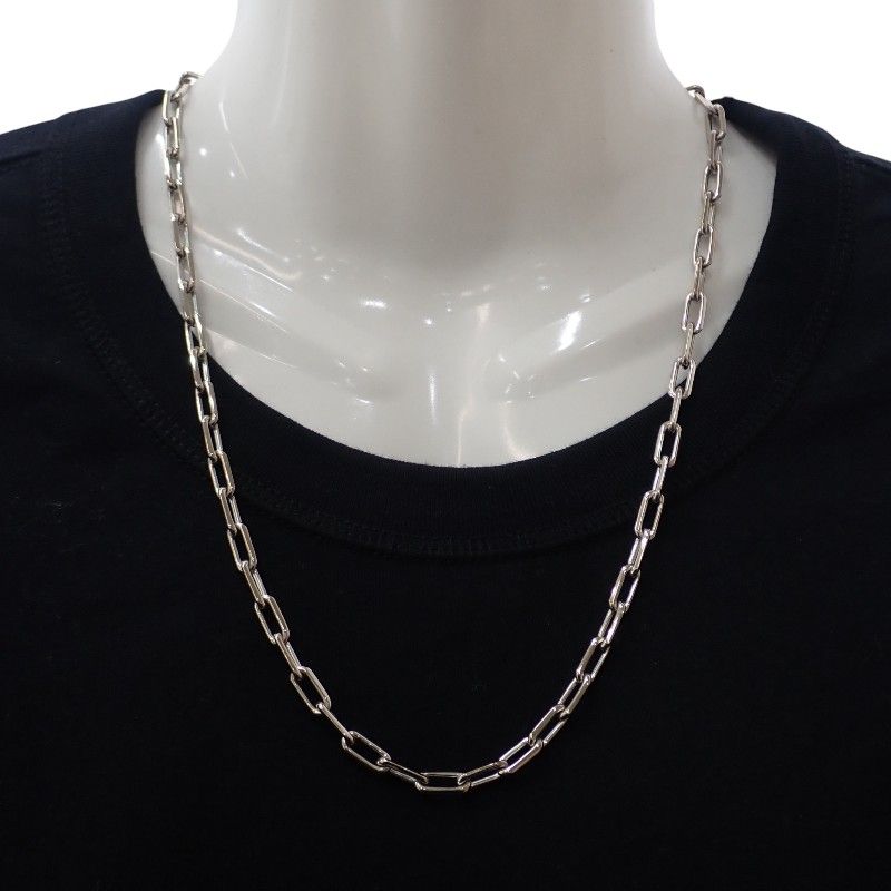 Cartier Santos de Cartier Polished Necklace 18K White Gold