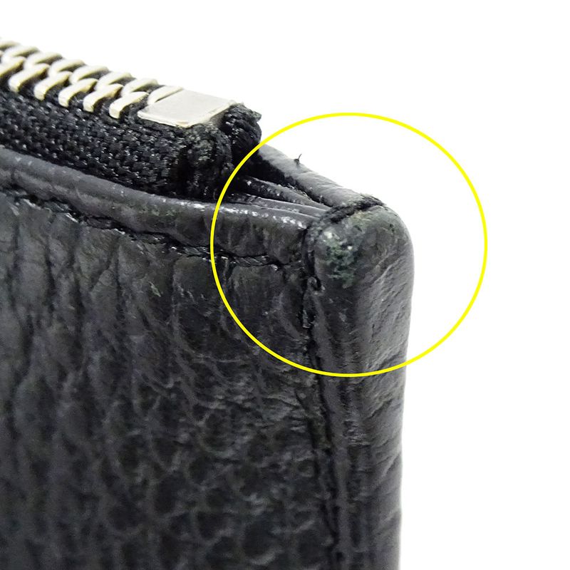 Gucci Wallet Coin Case Petit Marmont Leather Black