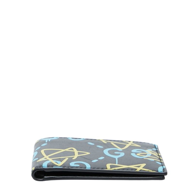 Gucci GG Ghost Black Blue Yellow Leather