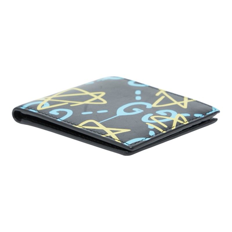 Gucci GG Ghost Black Blue Yellow Leather