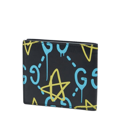 Gucci GG Ghost Black Blue Yellow Leather