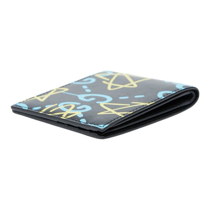 Gucci GG Ghost Black Blue Yellow Leather