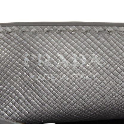 Prada Silver Leather