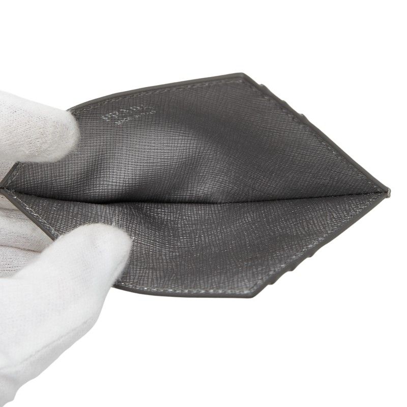 Prada Silver Leather