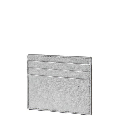 Prada Silver Leather