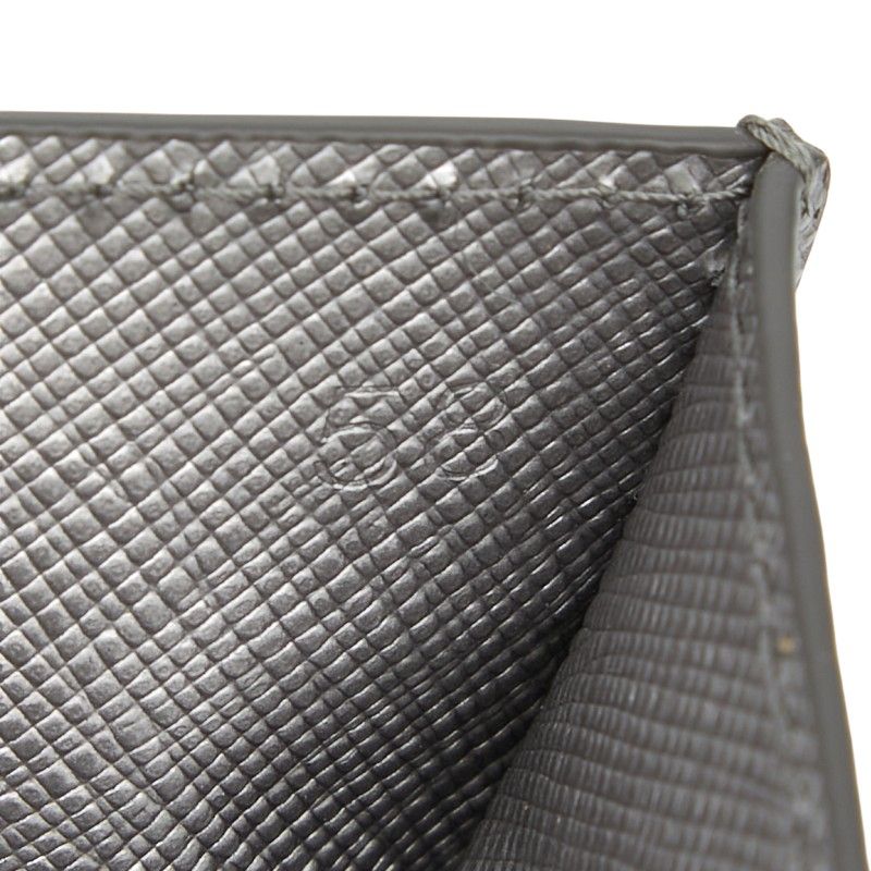 Prada Silver Leather