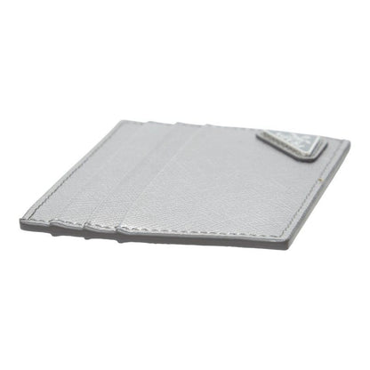 Prada Silver Leather