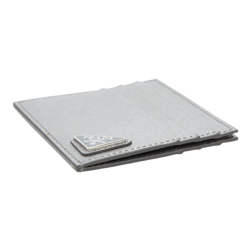 Prada Silver Leather