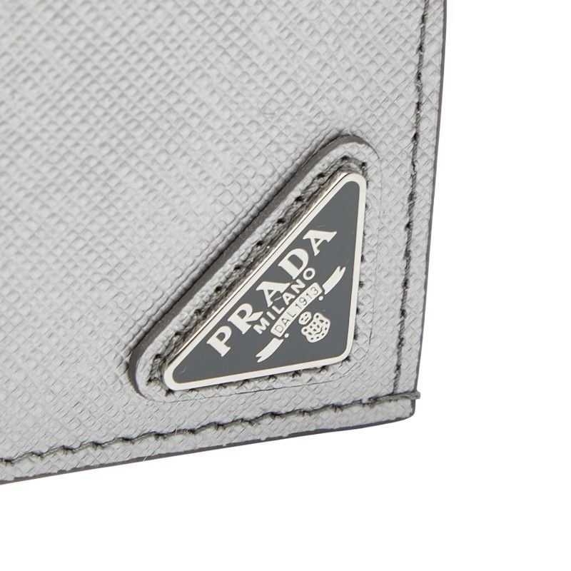 Prada Silver Leather