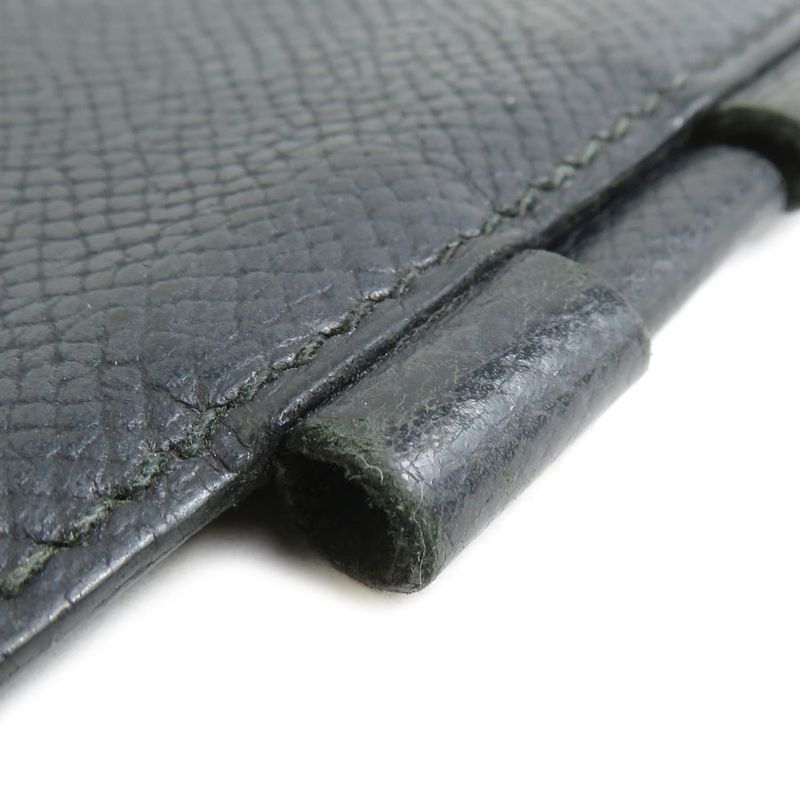 Hermes Notebook Cover Leather Black