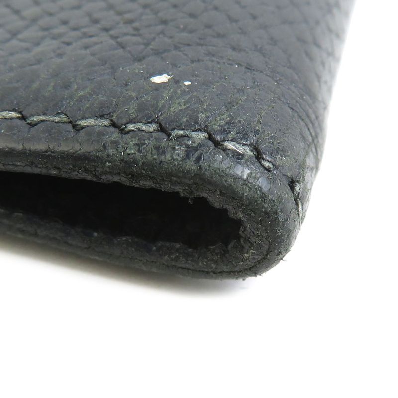 Hermes Notebook Cover Leather Black