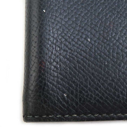 Hermes Notebook Cover Leather Black