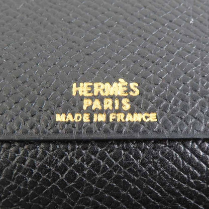 Hermes Notebook Cover Leather Black