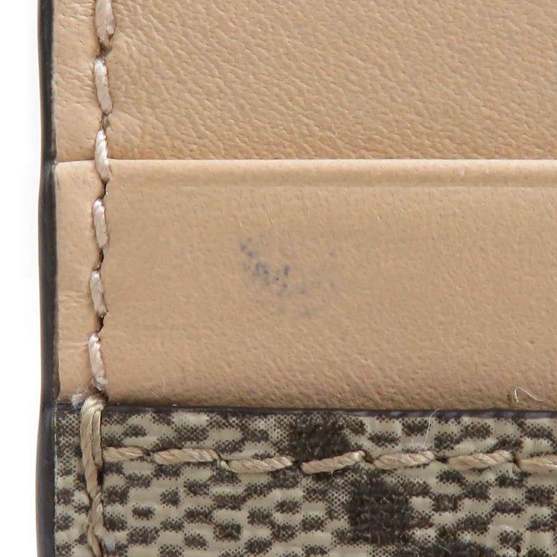 Gucci Card Case Leather Canvas