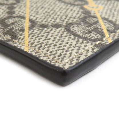 Gucci Card Case Leather Canvas