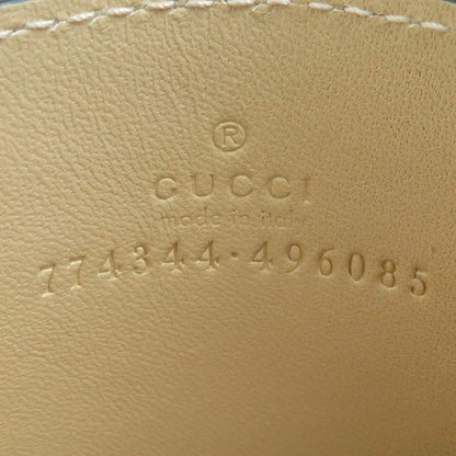 Gucci Card Case Leather Canvas