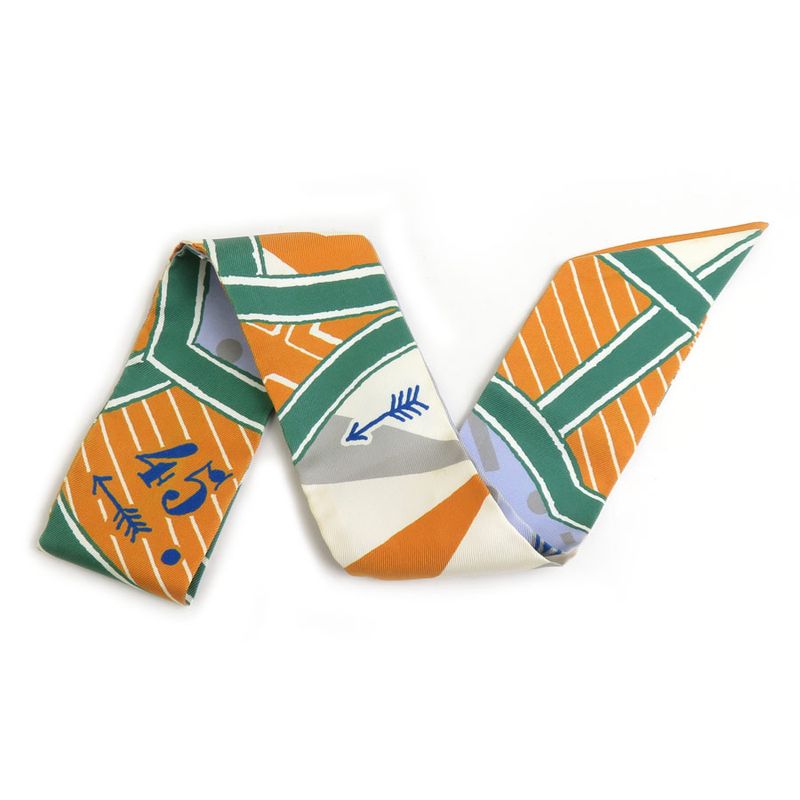 Hermes Scarf Twirly Silk