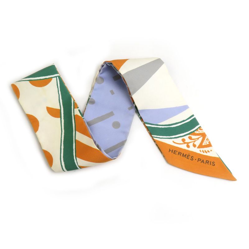 Hermes Scarf Twirly Silk