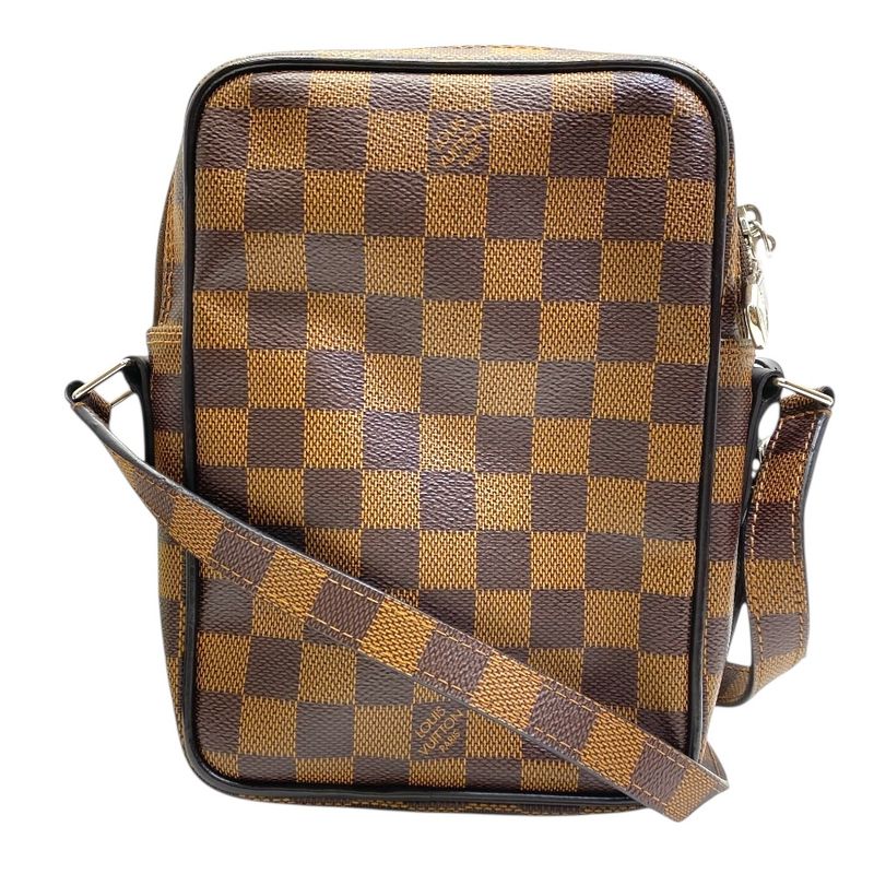 Louis Vuitton Damier Chapman Amazon Shoulder Bag Zebra Leather