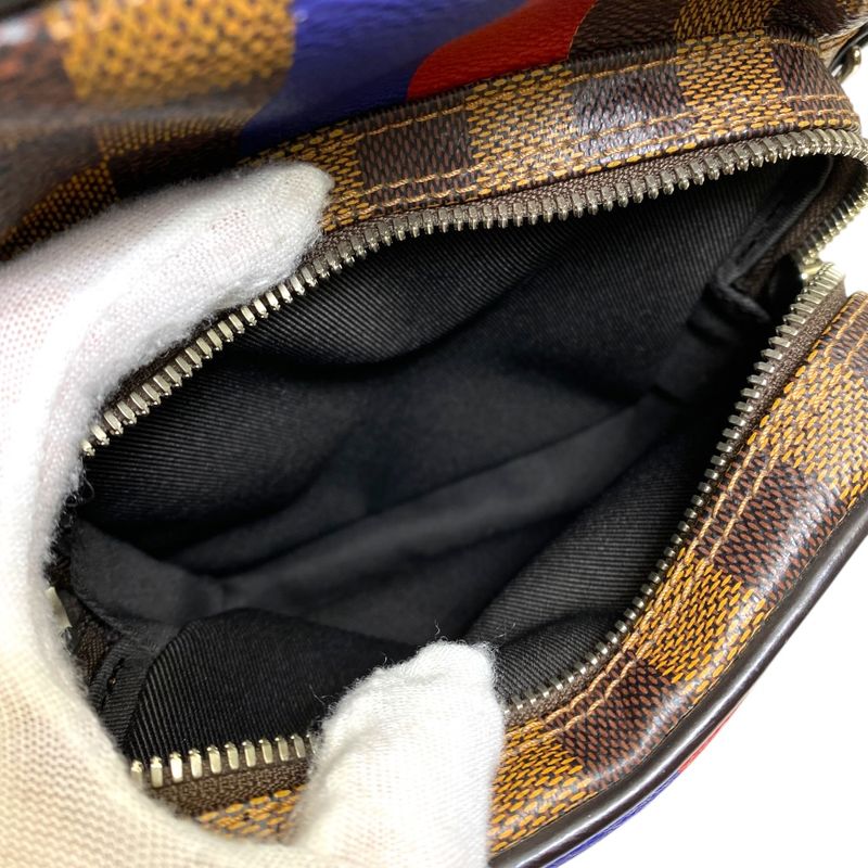Louis Vuitton Damier Chapman Amazon Shoulder Bag Zebra Leather