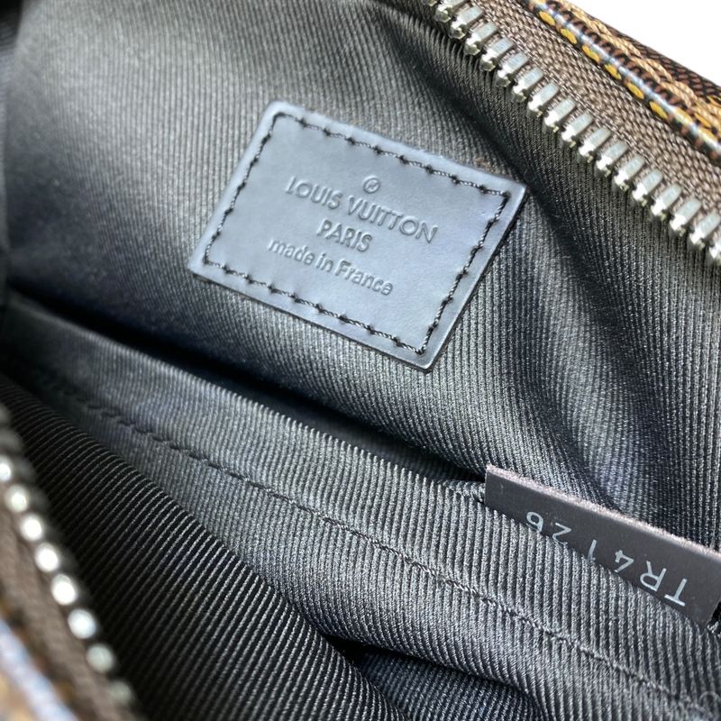 Louis Vuitton Damier Chapman Amazon Shoulder Bag Zebra Leather