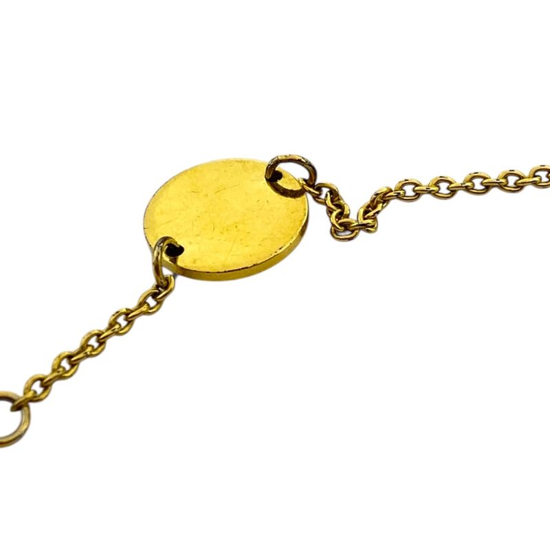 Fendi Is Bracelet Crystal Rhinestone Metal Gold