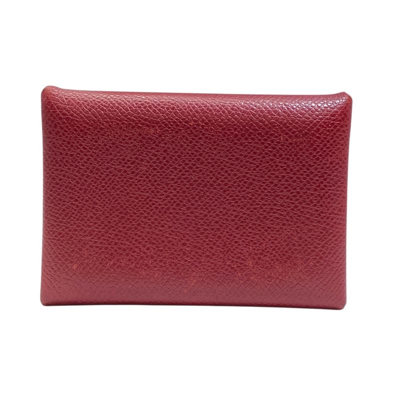 Hermes Calvi Duo Epsom Coin Purse Card Case