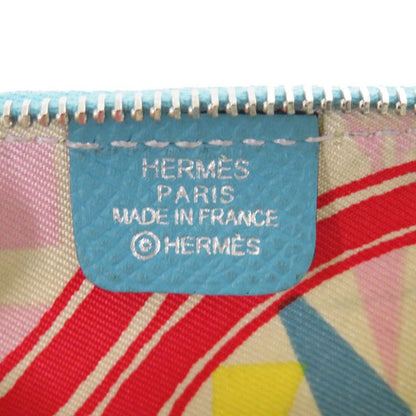 Hermes Azap Silk in Compact Mini Veau Bleu du Nord