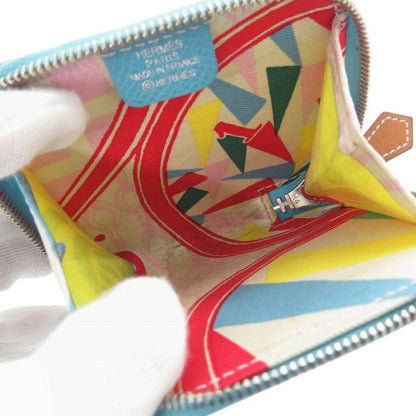 Hermes Azap Silk in Compact Mini Veau Bleu du Nord