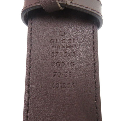 Gucci GG Buckle Belt Leather Beige