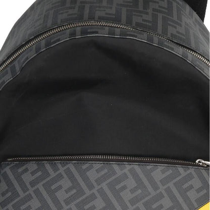 Fendi Zucca Pattern Nylon Cut Replacement Leather Backpack