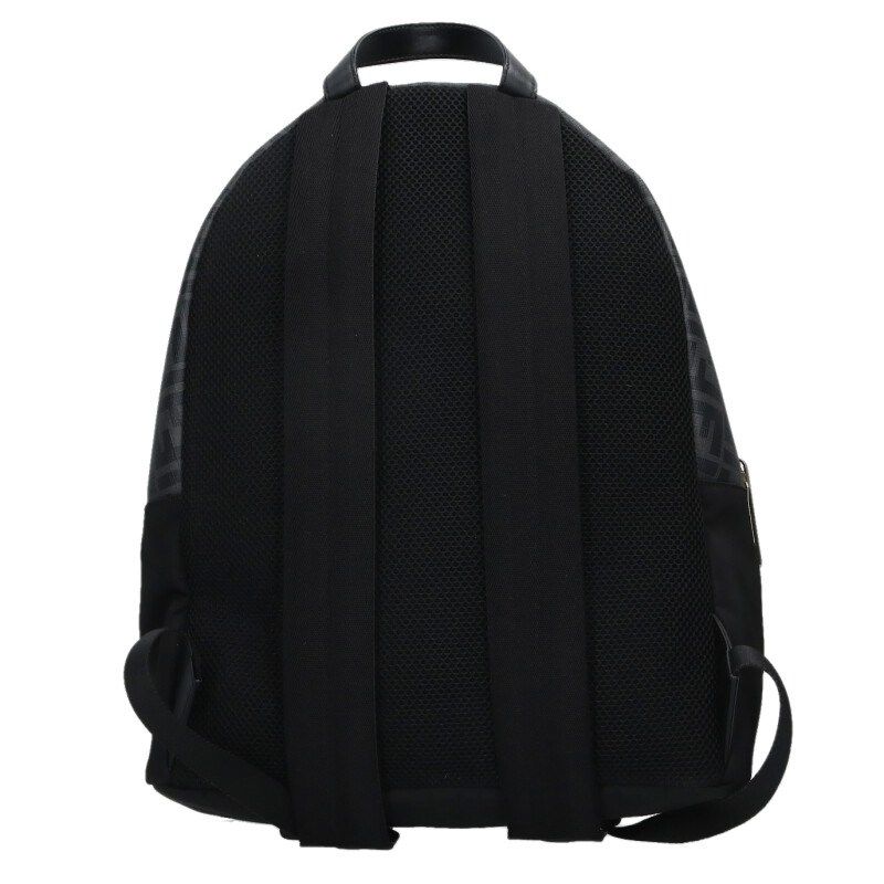 Fendi Zucca Pattern Nylon Cut Replacement Leather Backpack